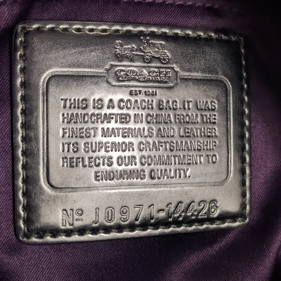 Coach Maggie Signature Madison Op Art Lurex 14426 Purse - Picture 5 of 14